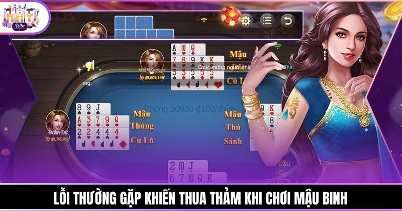 Lỗi thường gặp khiến thua thảm khi chơi mậu binh