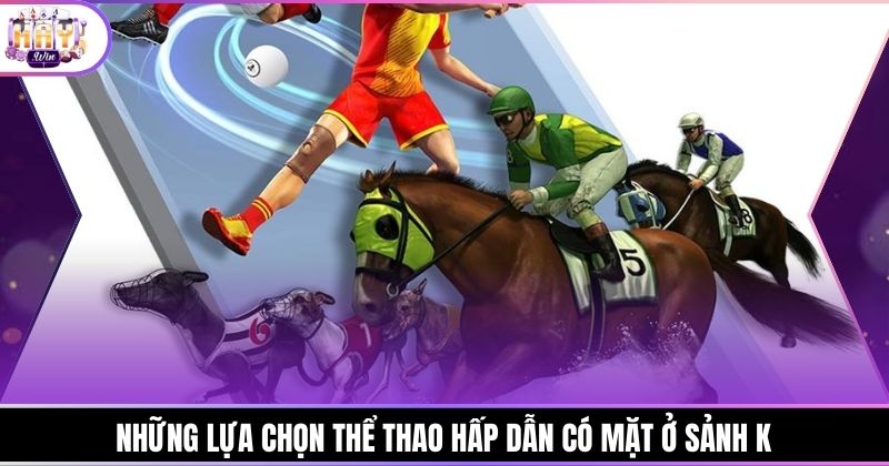Những lựa chọn thể thao hấp dẫn có mặt ở sảnh K